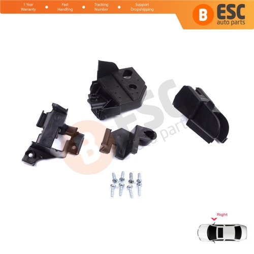 Headlight Holder Mount Repair Bracket Tab Set Right Side for Peugeot Rifter Partner K9 2018-On 9824198780