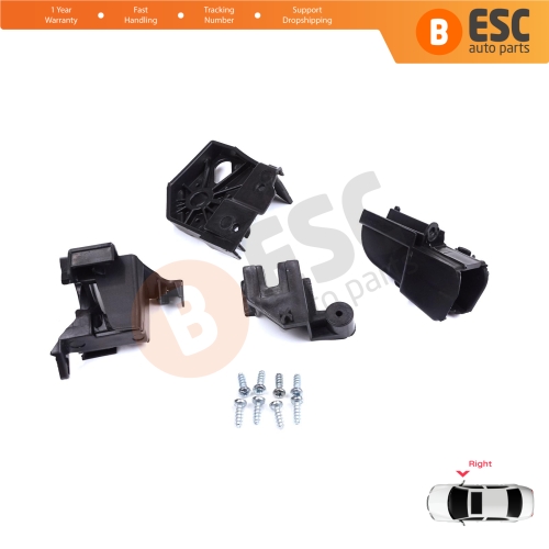 Headlight Holder Mount Repair Bracket Tab Set Right Side for Peugeot Rifter Partner K9 2018-On 9824198780