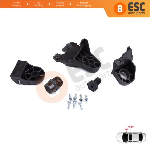 Headlight Holder Mount Repair Bracket Tab Set Right Side for Mercedes C Class W205 C205 S205 A205 2013-2023 A2058200414