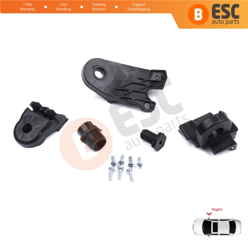 Headlight Holder Mount Repair Bracket Tab Set Right Side for Mercedes C Class W205 C205 S205 A205 2013-2023 A2058200414