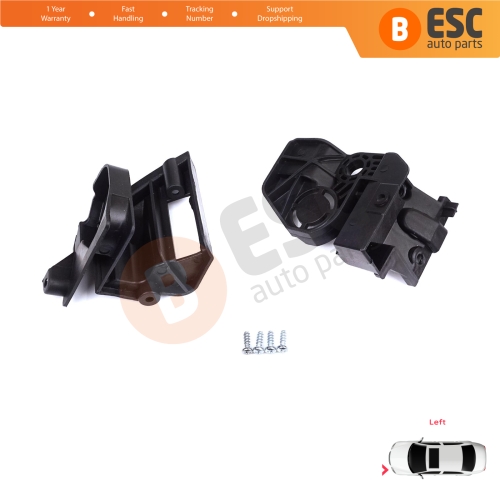 Headlight Holder Mount Repair Bracket Tab Set Left Side for Peugeot 308 MK2 T9 2013-2021 4/5 Door 9807658080