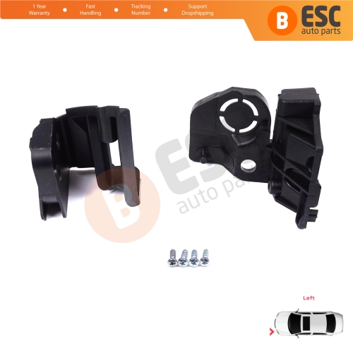Headlight Holder Mount Repair Bracket Tab Set Left Side for Peugeot 308 MK2 T9 2013-2021 4/5 Door 9807658080