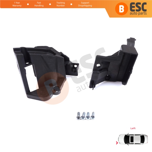 Headlight Holder Mount Repair Bracket Tab Set Left Side for Peugeot 308 MK2 T9 2013-2021 4/5 Door 9807658080