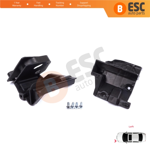 Headlight Holder Mount Repair Bracket Tab Set Left Side for Peugeot 308 MK2 T9 2013-2021 4/5 Door 9807658080