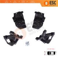 Headlight Holder Mount Repair Bracket Tab Set Left Right Side for Peugeot 308 MK2 T9 2013-2021 4/5 Door 9807658080 9807657780