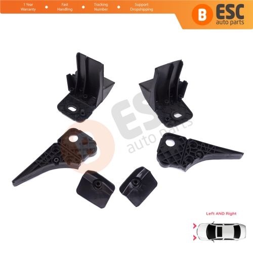 Headlight Holder Mount Repair Bracket Tab Set Right Left Side for Ford Focus MK4 C519 HN HM HP 2018-On JX7B13W030CE JX7B13W029CE