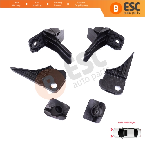 Headlight Holder Mount Repair Bracket Tab Set Right Left Side for Ford Focus MK4 C519 HN HM HP 2018-On JX7B13W030CE JX7B13W029CE