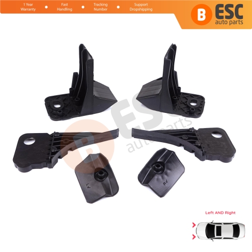 Headlight Holder Mount Repair Bracket Tab Set Right Left Side for Ford Focus MK4 C519 HN HM HP 2018-On JX7B13W030CE JX7B13W029CE