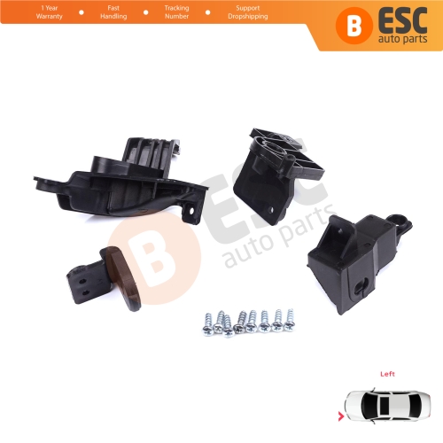 Headlight Holder Mount Repair Bracket Tab Set Left Side for Toyota Corolla MK12 E21 2019-On Sedan 81150-02T51