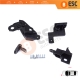 Headlight Holder Mount Repair Bracket Tab Set Left Side for Toyota Corolla MK12 E21 2019-On Sedan 81150-02T51