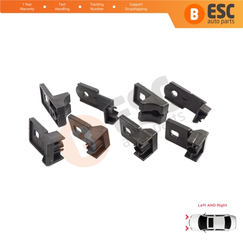 Headlight Holder Mount Repair Bracket Tab Set Left Right Side for VW Crafter MK1 2E 2F 2006-2017 2E0998225 2E0998226