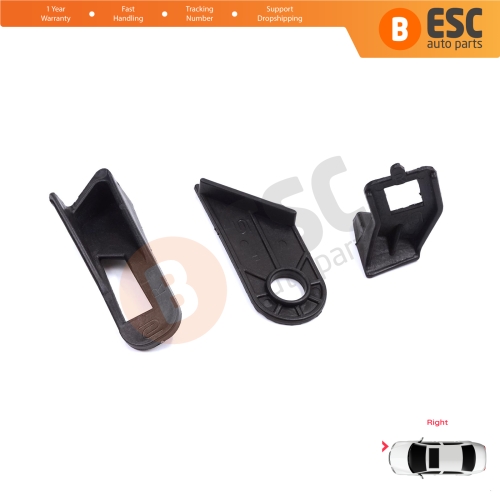Right Side Headlight Holder Mount Repair Bracket Tab Set for Fiat Abarth Grande Punto MK3 199 2005-2013 89101373DX
