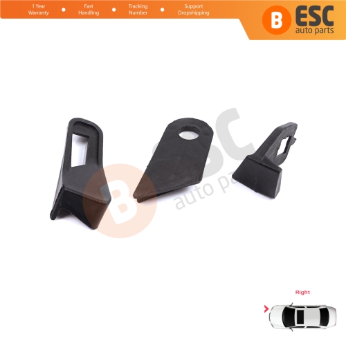 Right Side Headlight Holder Mount Repair Bracket Tab Set for Fiat Abarth Grande Punto MK3 199 2005-2013 89101373DX