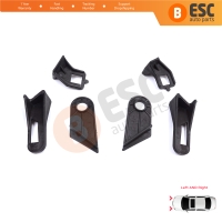 Headlight Holder Mount Repair Bracket Tab Left Right Side Set for Fiat Abarth Grande Punto MK3 199 2005-2013 89101372SX 89101373DX