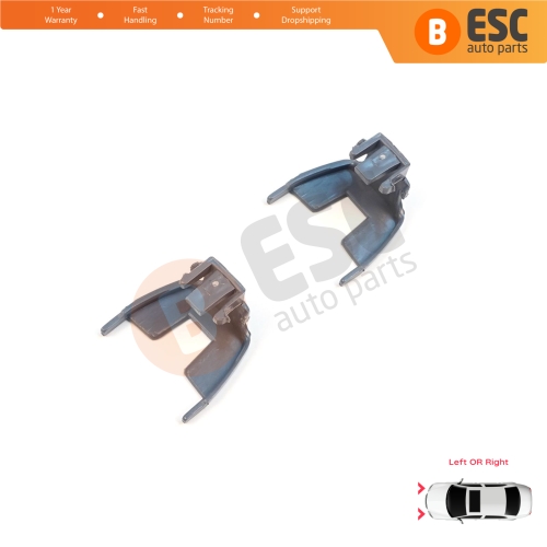 2 Pieces Headlight Daytime Running Angel Eye Light Mount Holder Bracket for BMW 5 Series F10 F11 F18 LCI 2009-2017 63117343911 63117343912