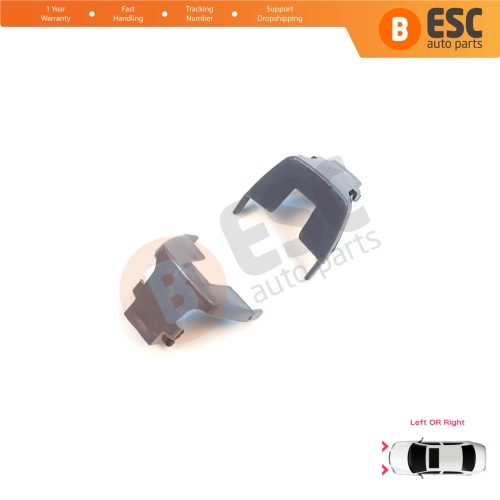 2 Pieces Headlight Daytime Running Angel Eye Light Mount Holder Bracket for BMW 5 Series F10 F11 F18 LCI 2009-2017 63117343911 63117343912