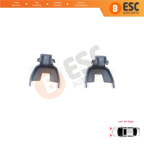 2 Pieces Headlight Daytime Running Angel Eye Light Mount Holder Bracket for BMW 5 Series F10 F11 F18 LCI 2009-2017 63117343911 63117343912