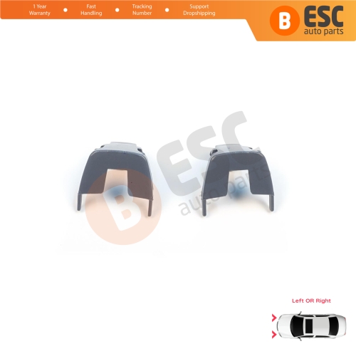 2 Pieces Headlight Daytime Running Angel Eye Light Mount Holder Bracket for BMW 5 Series F10 F11 F18 LCI 2009-2017 63117343911 63117343912