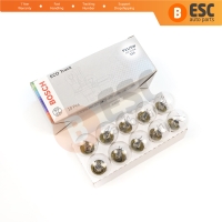 10-Piece Pack BOSCH 1 987 302 867 21/5 W 24 V BAY15d 334 Eco Truck Series Bulbs with Metal Base
