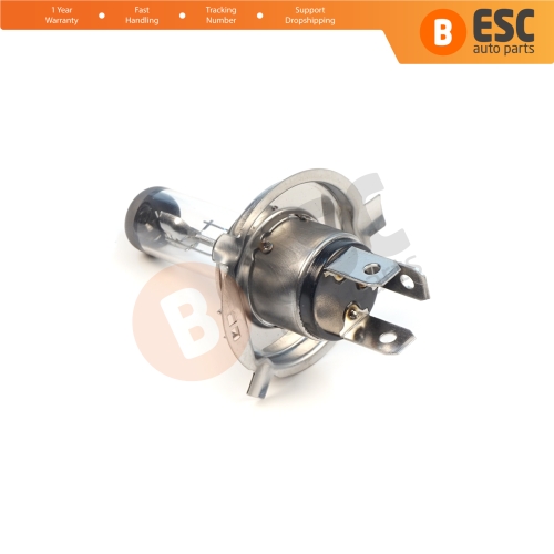 1 Piece BOSCH BASIC 1 987 302 803 12V 60/55W H4 Halogen Bulb for Headlight Low-Beam High-Beam Fog Lamp