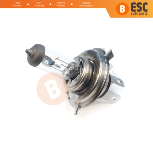 1 Piece BOSCH BASIC 1 987 302 803 12V 60/55W H4 Halogen Bulb for Headlight Low-Beam High-Beam Fog Lamp