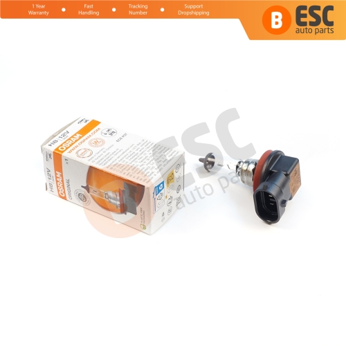 1 Piece OSRAM ORIGINAL 64212 H8 12V 35W PGJ19-1 Halogen Bulb for Headlight Fog Lamp High Beam Spotlight