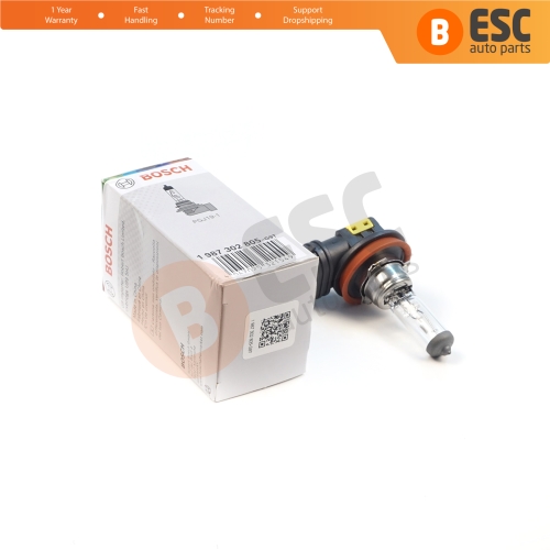 1 Piece BOSCH BASIC 1 987 302 805 H8 12V 35W PGJ19-1 Halogen Bulb for Headlight Fog Lamp High Beam Spotlight Bulb