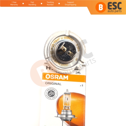 1 Piece OSRAM ORIGINAL 64210 H7 12V 55W PX26d Halogen Bulb for Headlight Low-Beam High-Beam Fog Lamp