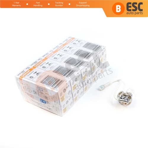 10 Pieces OSRAM ORIGINAL 64151 H3 12V 55W PK22s Halogen Bulb for Fog Trailer Off-Road Headlight Lamp