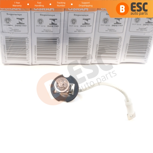 10 Pieces OSRAM ORIGINAL 64151 H3 12V 55W PK22s Halogen Bulb for Fog Trailer Off-Road Headlight Lamp