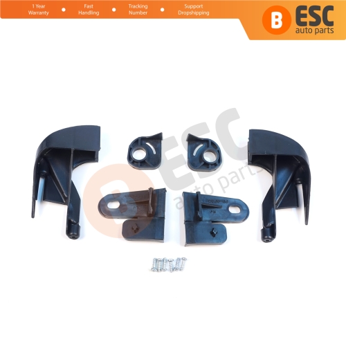 Headlight Holder Mount Repair Bracket Tab Set Left Right Side for Fiat Fiorino MK3 225 Citroen Nemo Peugeot Bipper 2007-2020 6212F4 6212F3