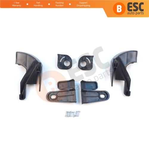 Headlight Holder Mount Repair Bracket Tab Set Left Right Side for Fiat Fiorino MK3 225 Citroen Nemo Peugeot Bipper 2007-2020 6212F4 6212F3