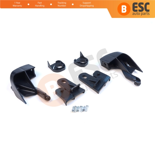 Headlight Holder Mount Repair Bracket Tab Set Left Right Side for Fiat Fiorino MK3 225 Citroen Nemo Peugeot Bipper 2007-2020 6212F4 6212F3