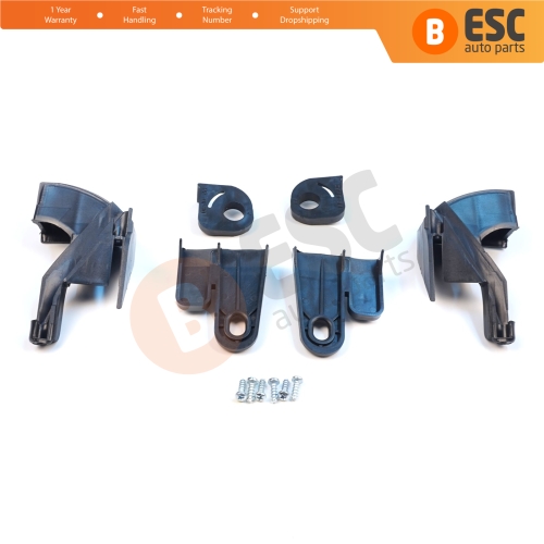 Headlight Holder Mount Repair Bracket Tab Set Left Right Side for Fiat Fiorino MK3 225 Citroen Nemo Peugeot Bipper 2007-2020 6212F4 6212F3