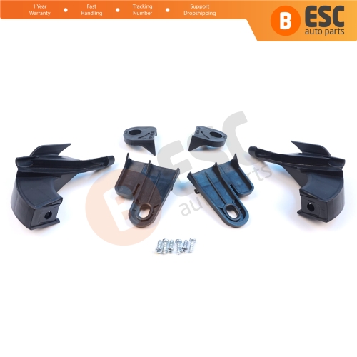 Headlight Holder Mount Repair Bracket Tab Set Left Right Side for Fiat Fiorino MK3 225 Citroen Nemo Peugeot Bipper 2007-2020 6212F4 6212F3