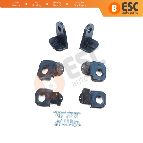 Headlight Holder Mount Repair Bracket Tab Set Left Right Side for Fiat Doblo Box MPV 119 223 2005-2010