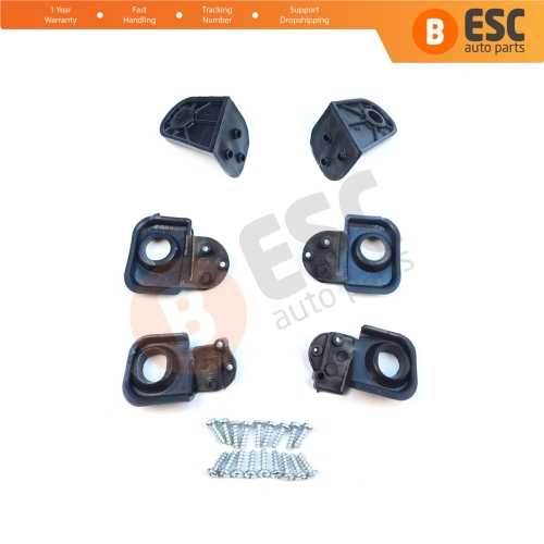 Headlight Holder Mount Repair Bracket Tab Set Left Right Side for Fiat Doblo Box MPV 119 223 2005-2010