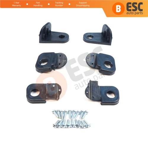 Headlight Holder Mount Repair Bracket Tab Set Left Right Side for Fiat Doblo Box MPV 119 223 2005-2010