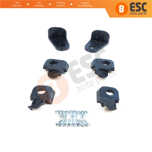 Headlight Holder Mount Repair Bracket Tab Set Left Right Side for Fiat Doblo Box MPV 119 223 2005-2010