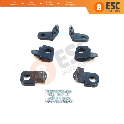 Headlight Holder Mount Repair Bracket Tab Set Left Right Side for Fiat Doblo Box MPV 119 223 2005-2010