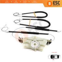 Manual Window Regulator Repair Set Front Left for Skoda Fabia MK1 1999-2008 4/5 Door Praktik Van 6Y0837655