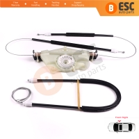 Manual Window Regulator Repair Set Front Right for Skoda Fabia MK1 1999-2008 4/5 Door Praktik Van 6Y0837656