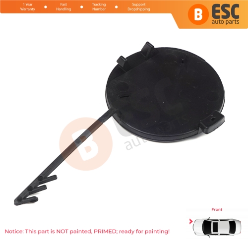 Front Bumper Tow Hook Eye Cover Cap 8K0807241 for Audi A4 B8 4L 2008-2012