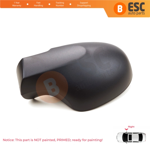 Side Wing Mirror Scull Cap Cover Right 8200634548 for Renault Symbol 2 Thalia Twingo 2