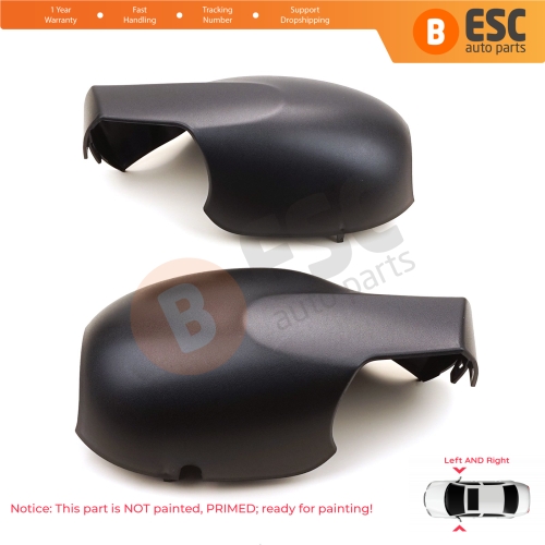 Side Wing Mirror Scull Cap Cover Left Right 8200634550 8200634548 for Renault Symbol 2 Thalia Twingo 2