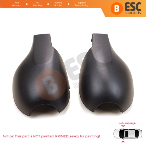 Side Wing Mirror Scull Cap Cover Left Right 8200634550 8200634548 for Renault Symbol 2 Thalia Twingo 2