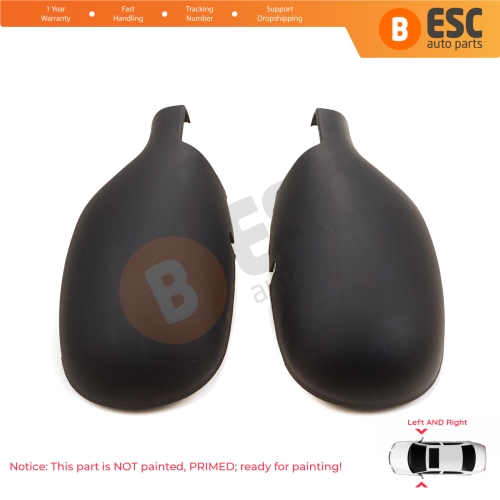 Side Wing Mirror Scull Cap Cover Left Right 7701471854 7701471855 for Renault Clio 2 Symbol Megane Scenic 1 Thalia 1