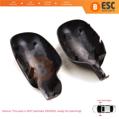 Side Wing Mirror Scull Cap Cover Left Right 7701471854 7701471855 for Renault Clio 2 Symbol Megane Scenic 1 Thalia 1
