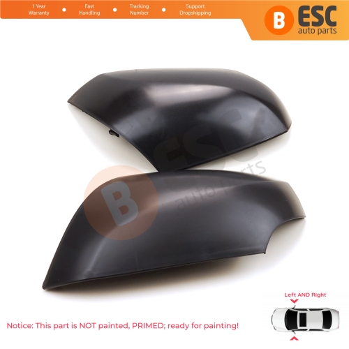 Side Wing Mirror Scull Cap Cover Left Right 963730063L 963740063R for Renault Fluence Megane MK3 5-Door