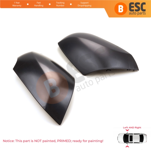 Side Wing Mirror Scull Cap Cover Left Right 963730063L 963740063R for Renault Fluence Megane MK3 5-Door